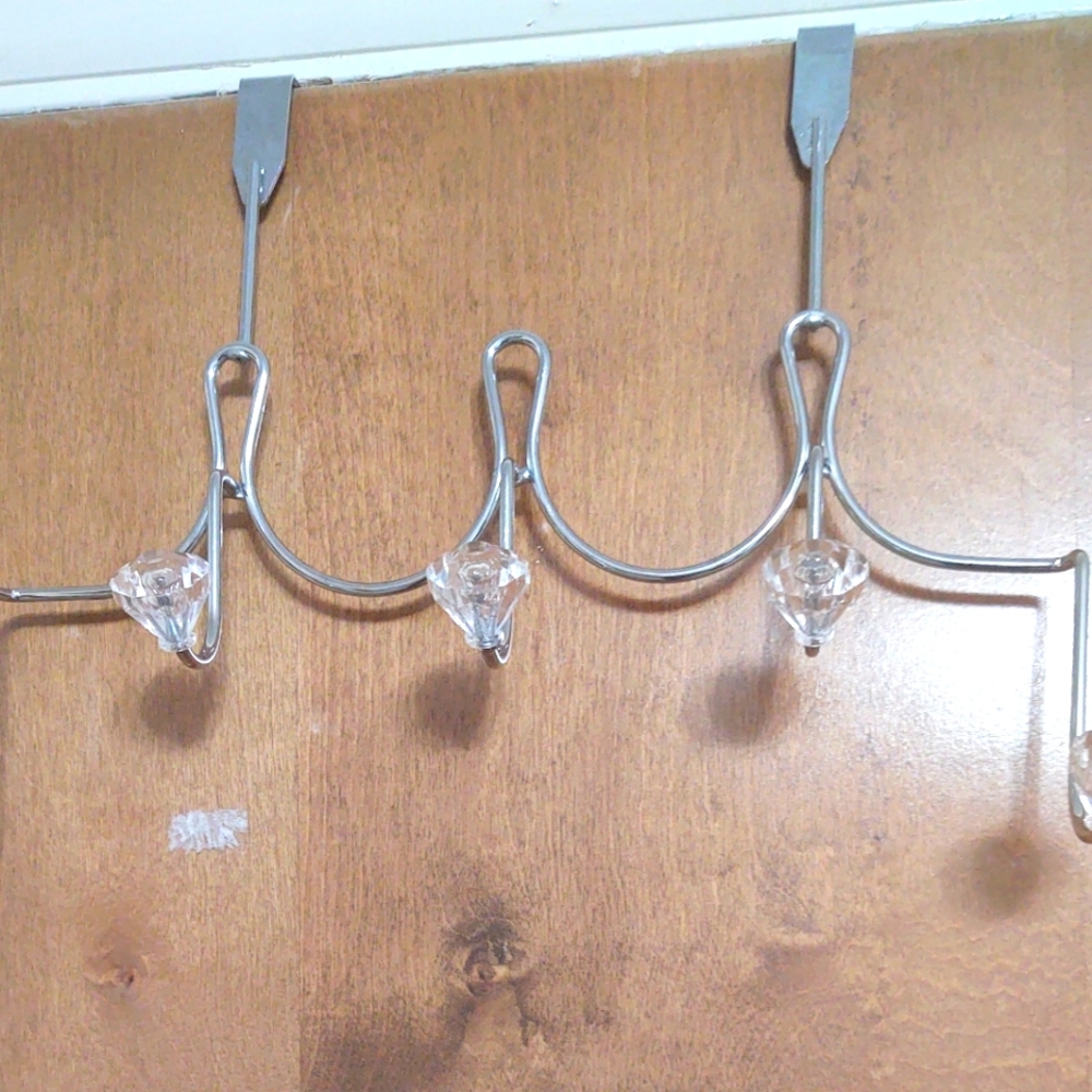 Chrome Over-the-Door Hooks